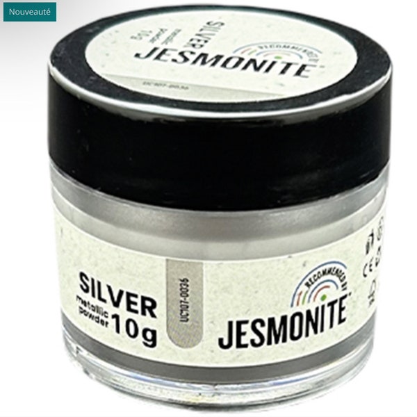 Jesmonite Powder Pigment Metallic Silver 10g