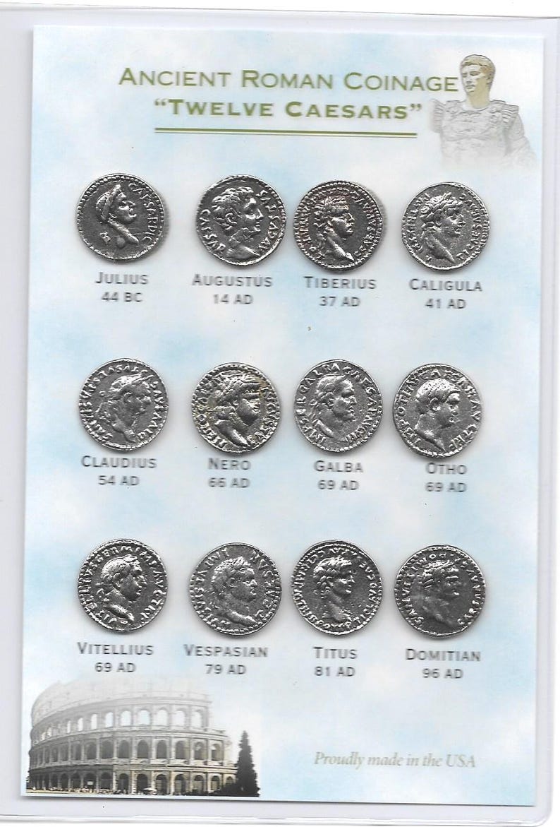 Restrike Roman Coin Set: 