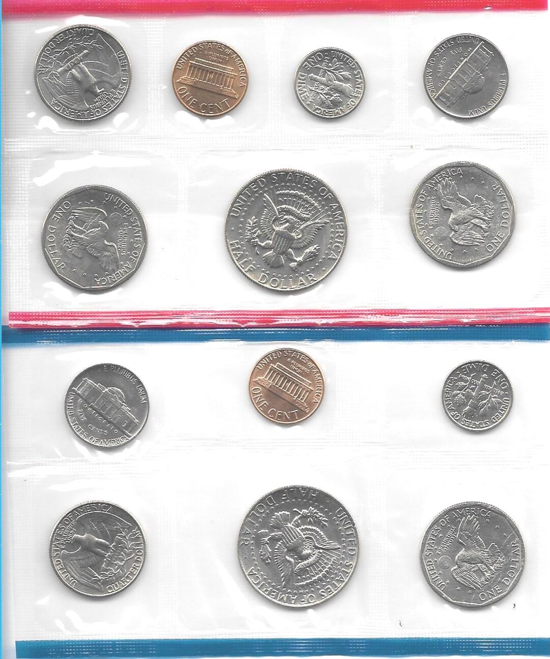 s*u様 造幣局貨幣セットの銘板　シルバー　スターリングシルバー　銀貨 1981年米国造幣局セット - Etsy 日本
