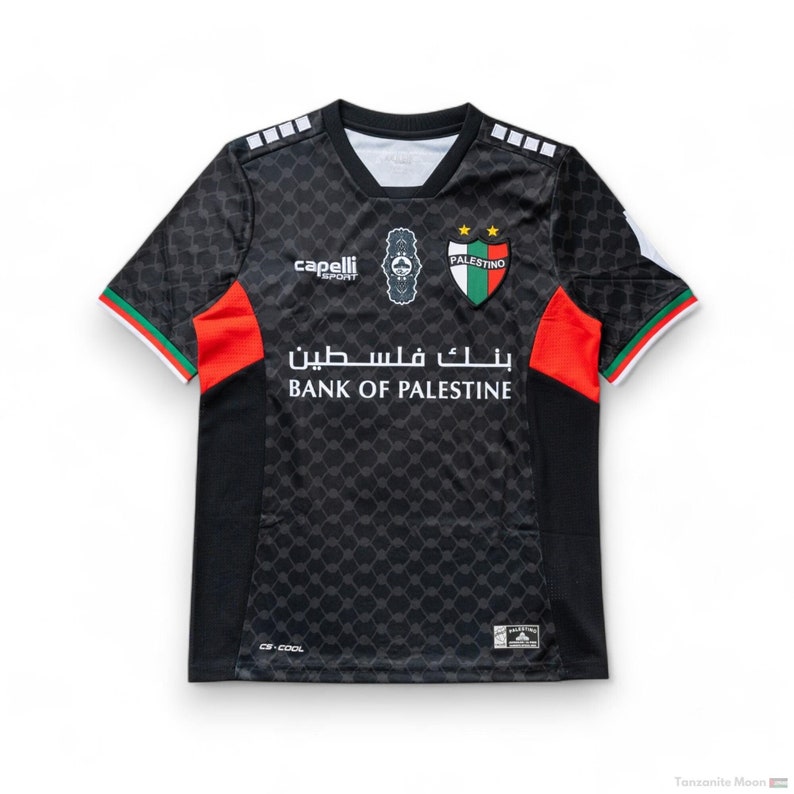 Black Palestine Jersey Football