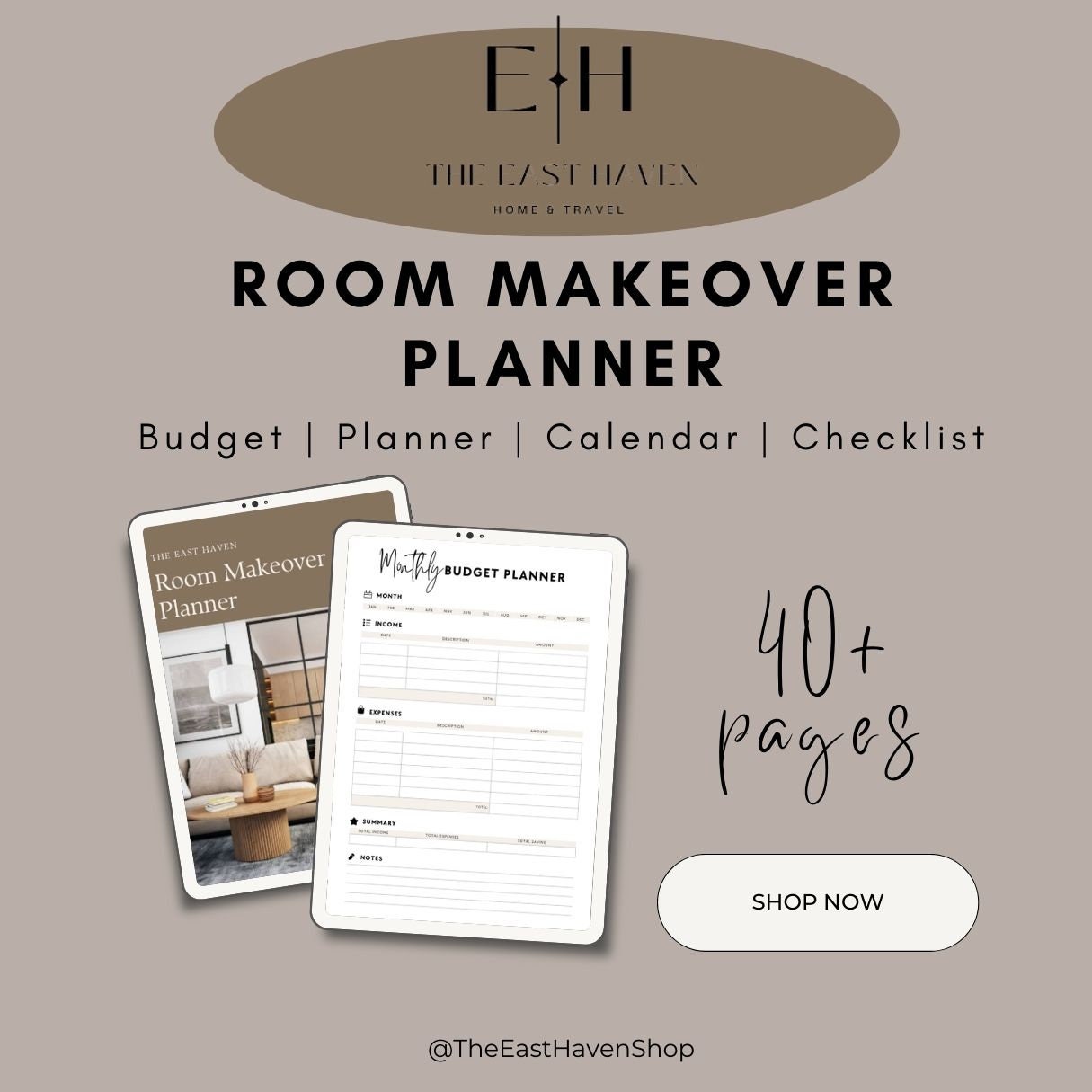 Room Makeover Planner and Checklist - Etsy