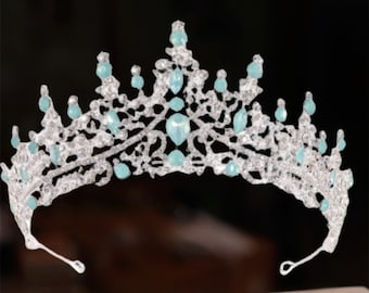 Enchanted Crown Jewels: Bridal, Princess, and Queen Tiara Set - Perfect for Weddings, Proms, and Bridgerton-Inspired Glamour