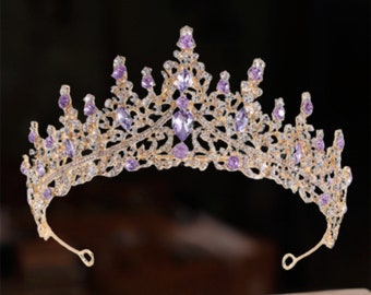 Regal Splendor Tiara Collection: Bridgerton, Princess, and Queen Tiara Set - Perfect for Bridal, Wedding, Prom, and Special Occasions