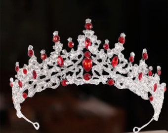 Regal Tiara Collection: Bridal, Queen, Princess, Wedding, Prom, Rhinestone, Bridgerton - Ideal Gift for Special Occasions