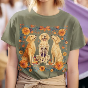T-shirt unisexe Día de los Muertos, conception d'autel mexicain traditionnel pour la célébration du jour des morts, chemise Dia de Muertos, t-shirt Halloween