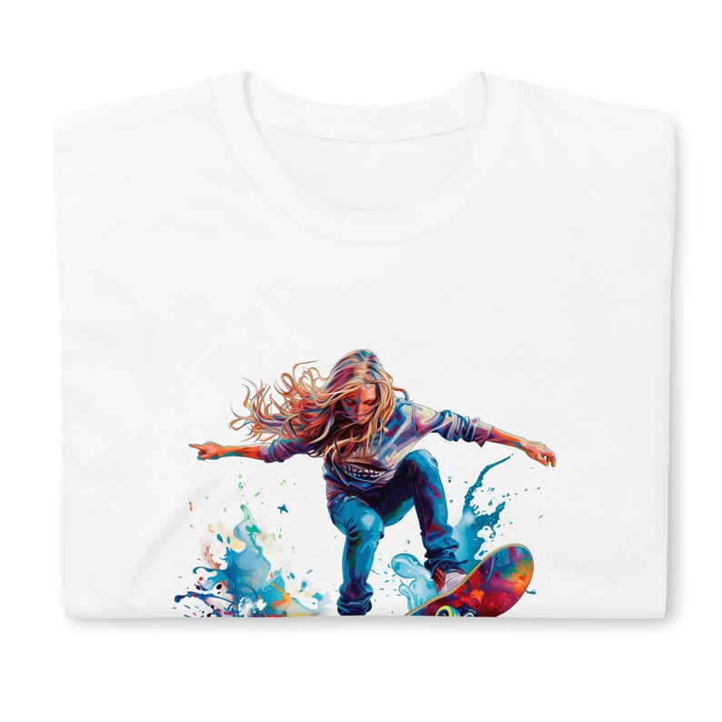Skate culture, Skate girl T-shirt, skate woman, skate girl, skate or die, gifts for skaters, Women Empowerment,skate shirt, Feminist t-shirt