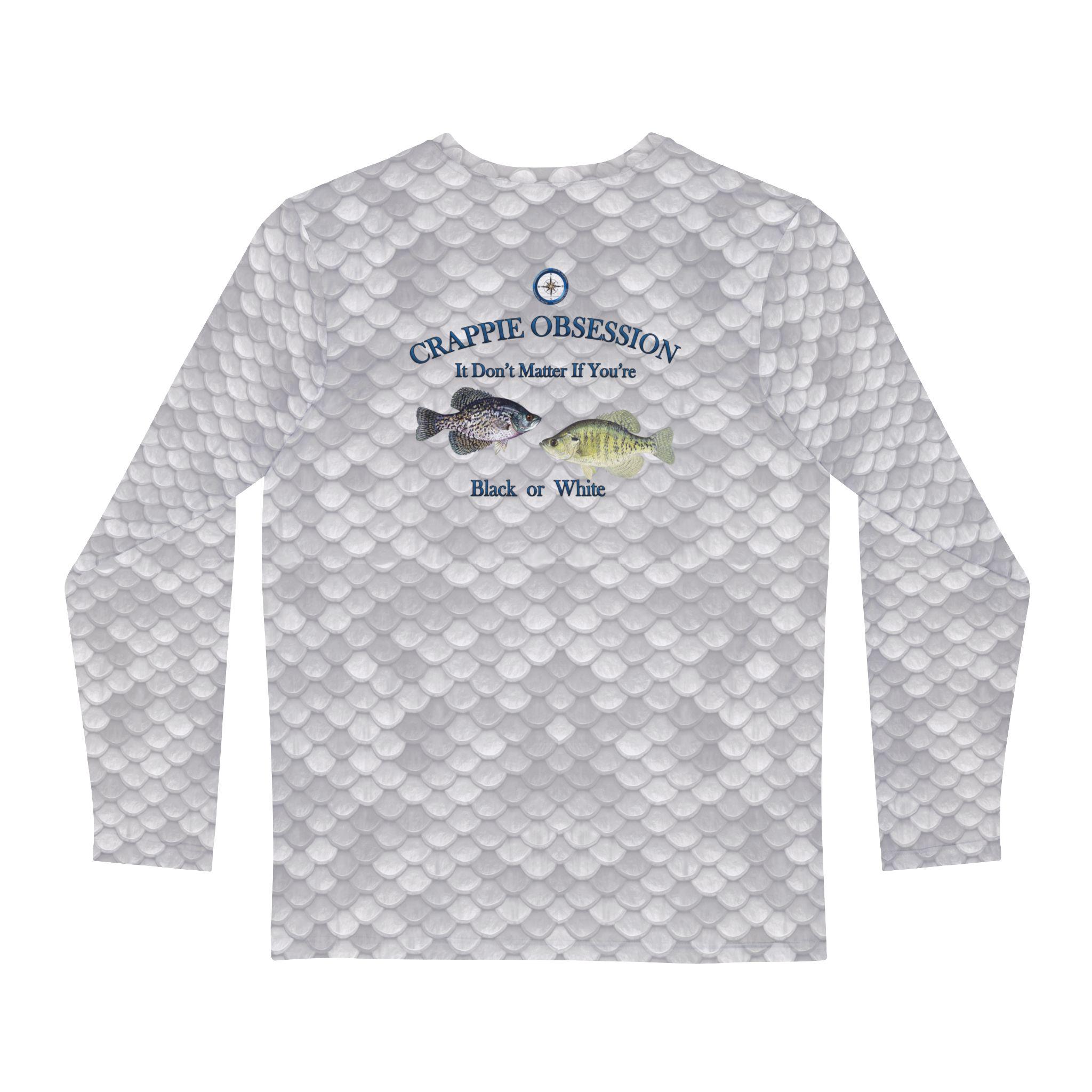 All Over Print Apparel Crappie Fish On Custom Name 3D All Over Printed Shirts For Men Dad Per Fishing Tournament Shirts