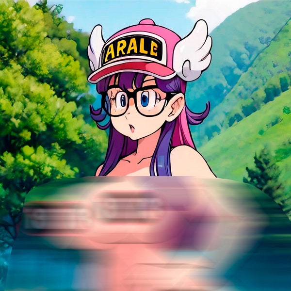 21 exclusive images of Arale nude, Arale, Sexy Arale, sexy anime, erotic anime, nude art, NSFW, digital download, created with ai
