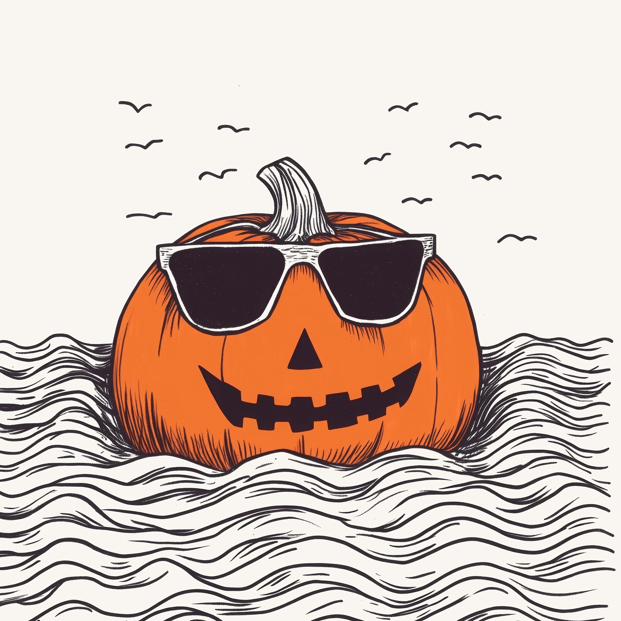 Funny Halloween Card - Instant Download, Printable Halloween Party ...