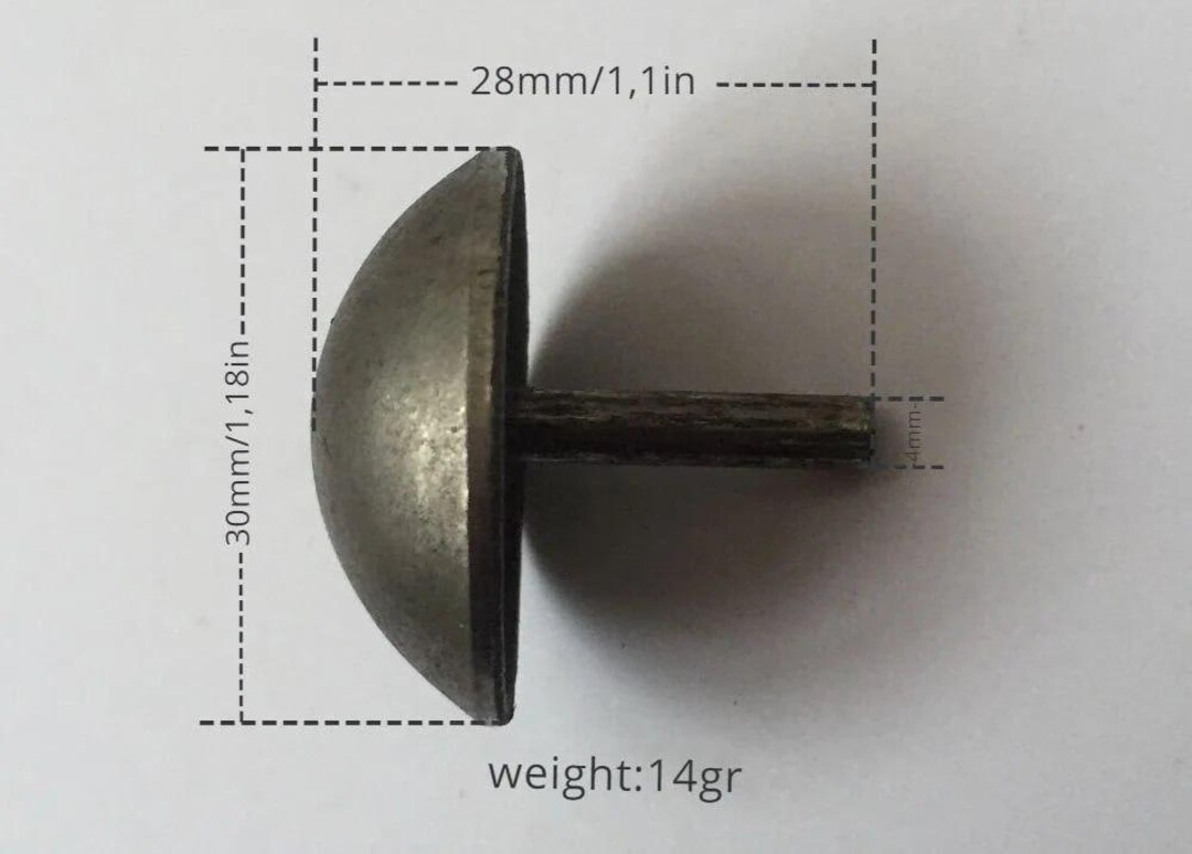 100 Pcs.diameter - 30mm, Decorative Iron Rivets - Etsy