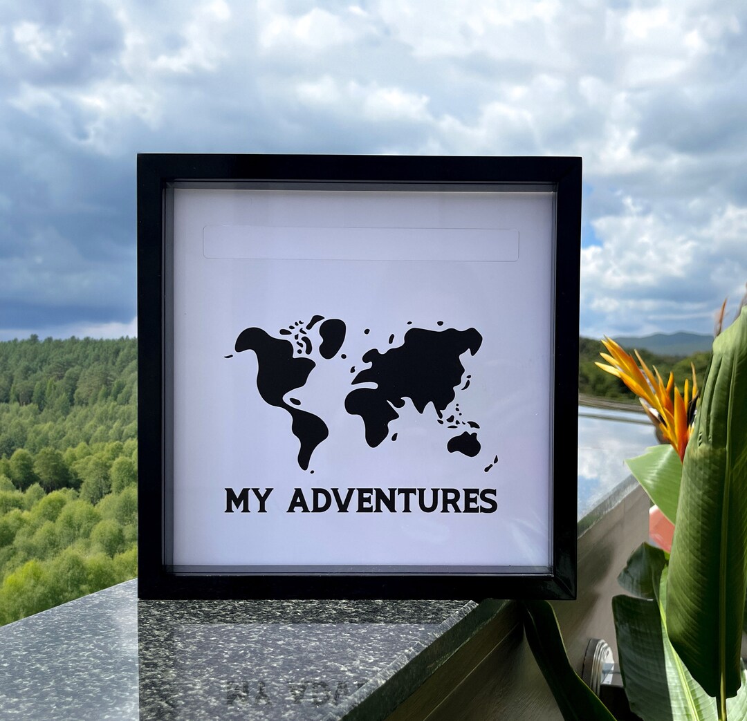 Personalized Wooden Travel Memory Box: World Map Adventure Keepsake - Etsy