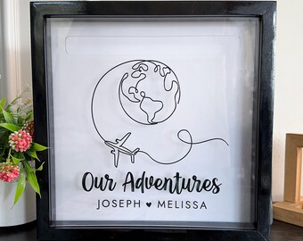 Travel Memory Box | Our Adventure | Travel Lover Gift.