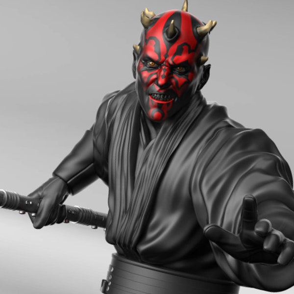 Dart Maul Bust STL Files