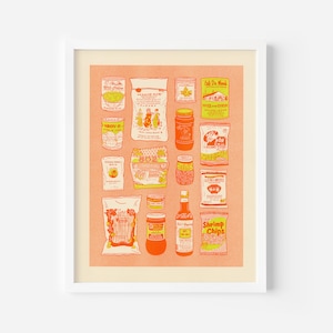 The People&#39;s Pantry: Vietnamese Edition // 11x14&quot; Risograph Art Print