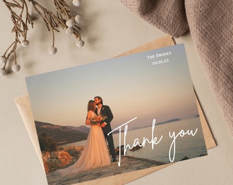 Boho Wedding Thank You Template