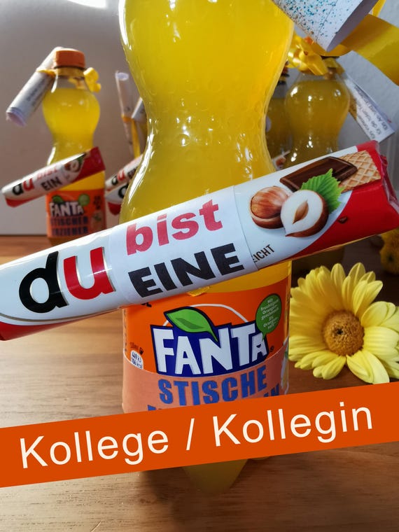 Kollegin_Banderole Duplo und Fanta "Du bist eine fantastische Kollegin" // Dankeschön, Abschiedsgeschenk, Geschenk Kollegin