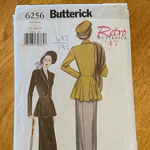 1947 Butterick REPRODUCTION jacket only, sz 12-14-16