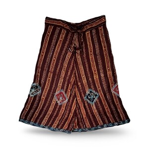 Kathmandu Nepal Embroidered Maxi Skirt Whimsigoth Festival Fairy Boho Size Large image 3