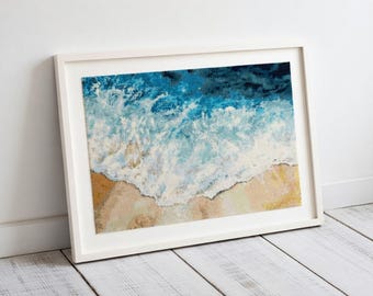 Schema punto croce "Ocean Beach Wave" - Download digitale PDF