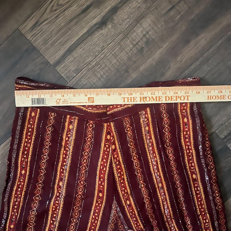 Kathmandu Nepal Embroidered Maxi Skirt Whimsigoth Festival Fairy Boho Size Large image 8