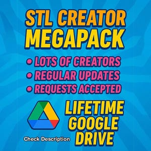 STL Pack – 3D Print Bundle | Fantasy & Sci‑Fi Tabletop Minis, Terrain, Cosplay Props | Instant Download, Lifetime Updates