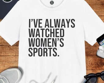 Women's Sports Supporter T-Shirt, Female Athlete Tee