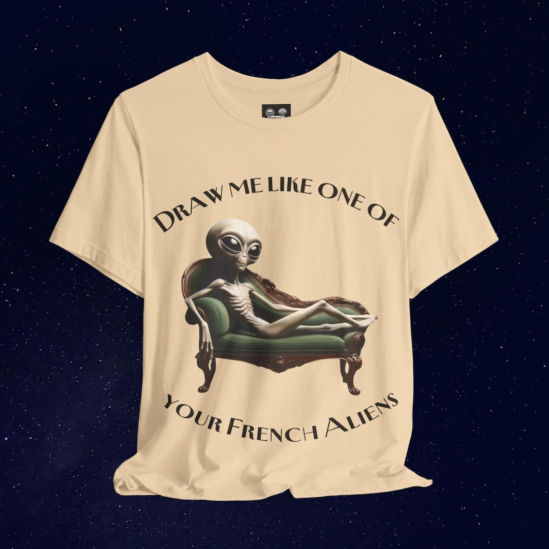 Funny Alien T-shirt: Sci-fi Movie Parody Tee - Etsy