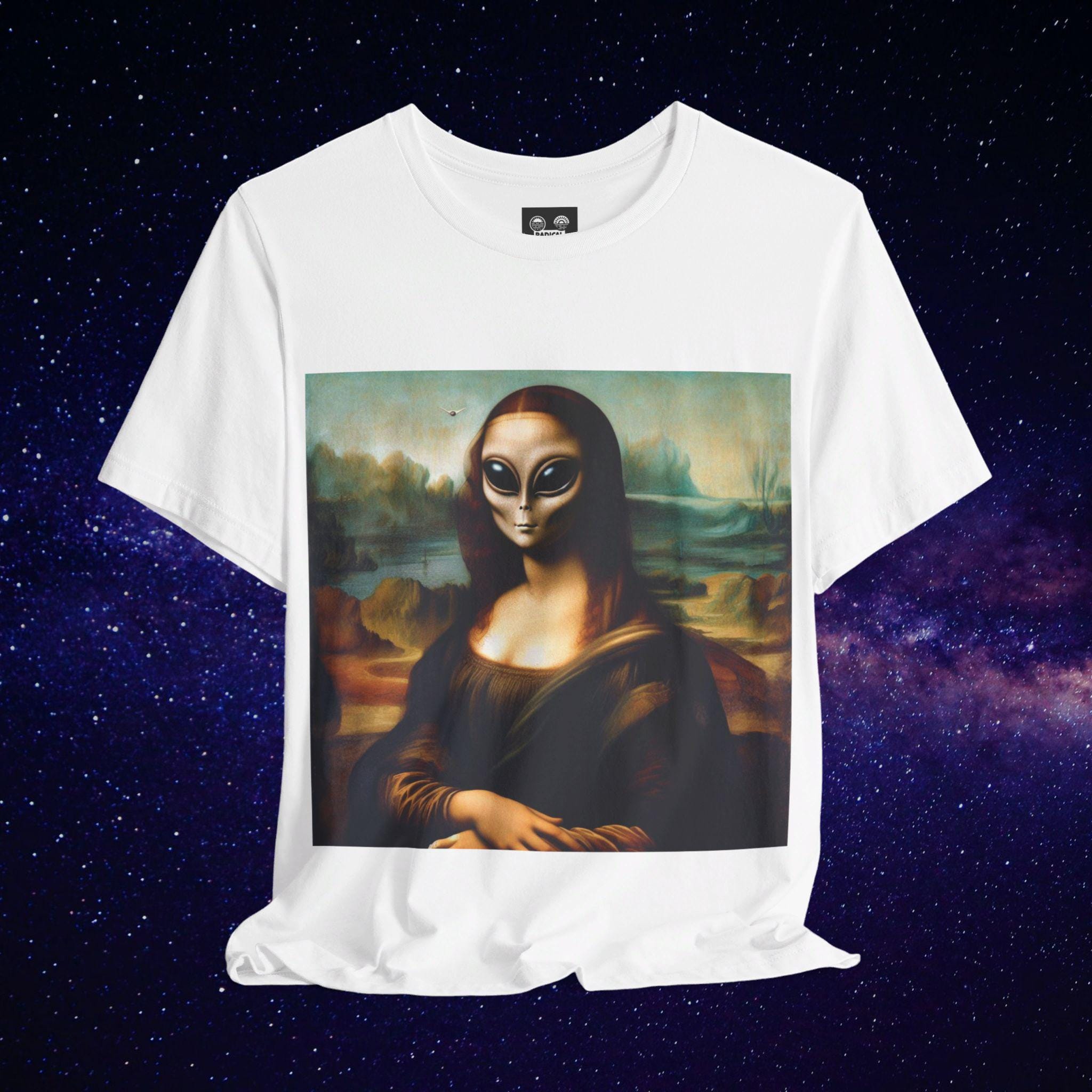 激レア ALIEN × Mona Lisa Tシャツ パロディ｜トップス