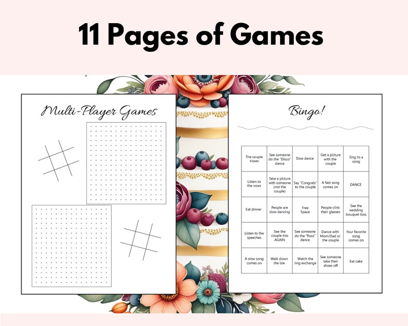 Printable Kids Wedding Games Wedding Activities Kids Activities Wedding ...
