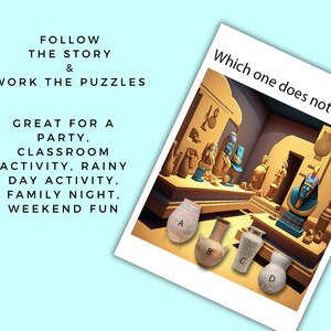 Museum Escape Room | Family Game Night Activity | Teens, Tweens, Older ...