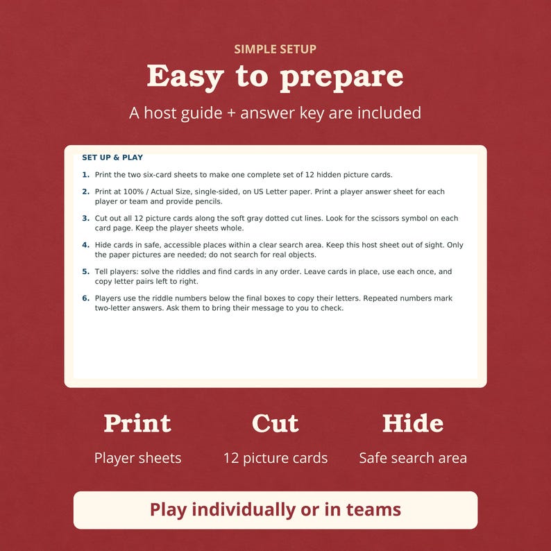 Juneteenth Scavenger Hunt for Kids Ages 9–12 | Printable Riddle Game ...
