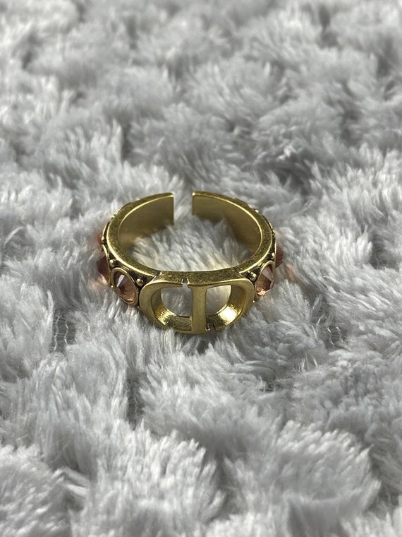 Vintage Versace Gold Ring Band: Timeless Elegance… - image 7