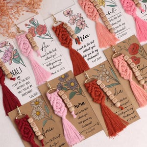 Llavero con nombre para dama de honor, regalo de propuesta, llavero personalizado, regalo de propuesta de dama de honor, regalo de boda para dama de honor