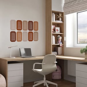 Calcomanías de pared con tabla de multiplicación de matemáticas, calcomanías de matemáticas educativas para habitación de niños para aprender, decoración inspirada en Montessori, regalo para padres responsables