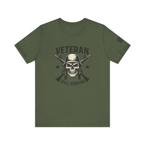 Veteran Pride Short Sleeve Tee, Military Tribute T-Shirt, Patriotic Apparel, Men&#39;s Graphic Tee, Independence Day Shirt, Gift for Veterans