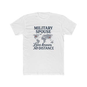 Military Spouse Unisex Cotton Crew Tee