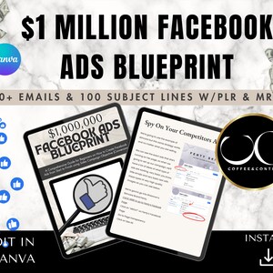 Facebook Ads Conversion Guide for Beginners (Editable Canva Template, MRR PLR)