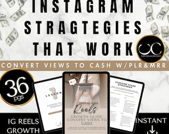 Marketing Guide to Optimize Instagram Reels & Convert Viewers to Buyers Quick For New Online Digital Products Business w/ MRR/PLR Rights
