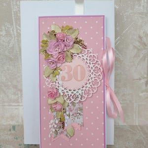 Biglietto di anniversario personalizzato, biglietto 3D fatto a mano, biglietto di compleanno floreale, biglietto di auguri floreale unico, regalo di compleanno