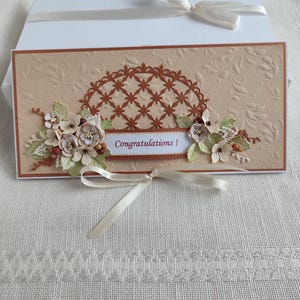 Handgemachte Grußkarte, Geschenk zum Geburtstag, dezente Grußkarte, Jubiläumsgeschenk