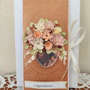 Cartão de felicitações de luxo, cartão-envelope 3D, cartão de aniversário exclusivo, presente de aniversário.