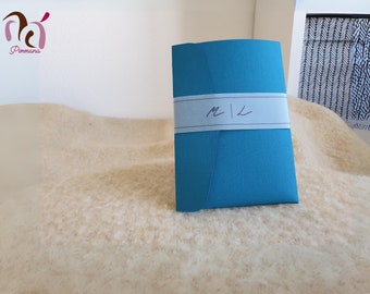 B6 Tascheneinladungen DIY | Premium Leinenumschlag zur Hochzeit | Einladungsumschlag mit Leinenstruktur | Hochwertige Umschläge für die Hochzeit