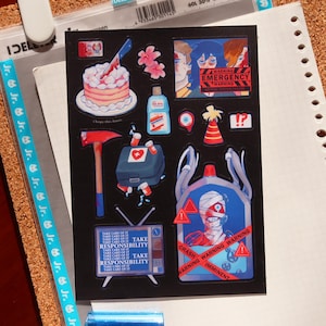 Mundspülung | Stickerbogen