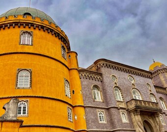 Pena Palace Sintra Photography Print: Portugal Travel Art (digitale download)