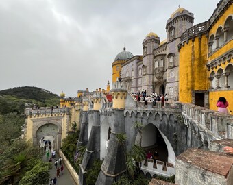 Pena Palace Sintra Photography Print: Portugal Travel Art (digitale download)