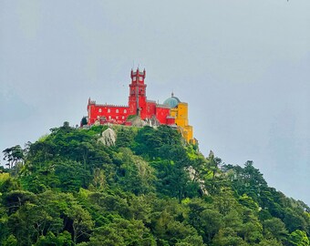 Pena Palace Sintra Photography Print: Portugal Travel Art (digitale download)