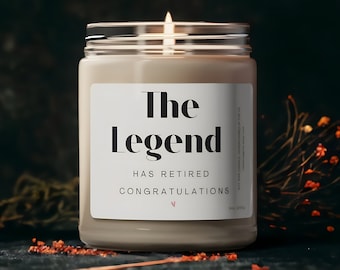 Retirement Gift For Coworker Funny Retirement Candle Coworker Retirement Gift Happy Retirement  Candle Retired Gift Retirement Gift women