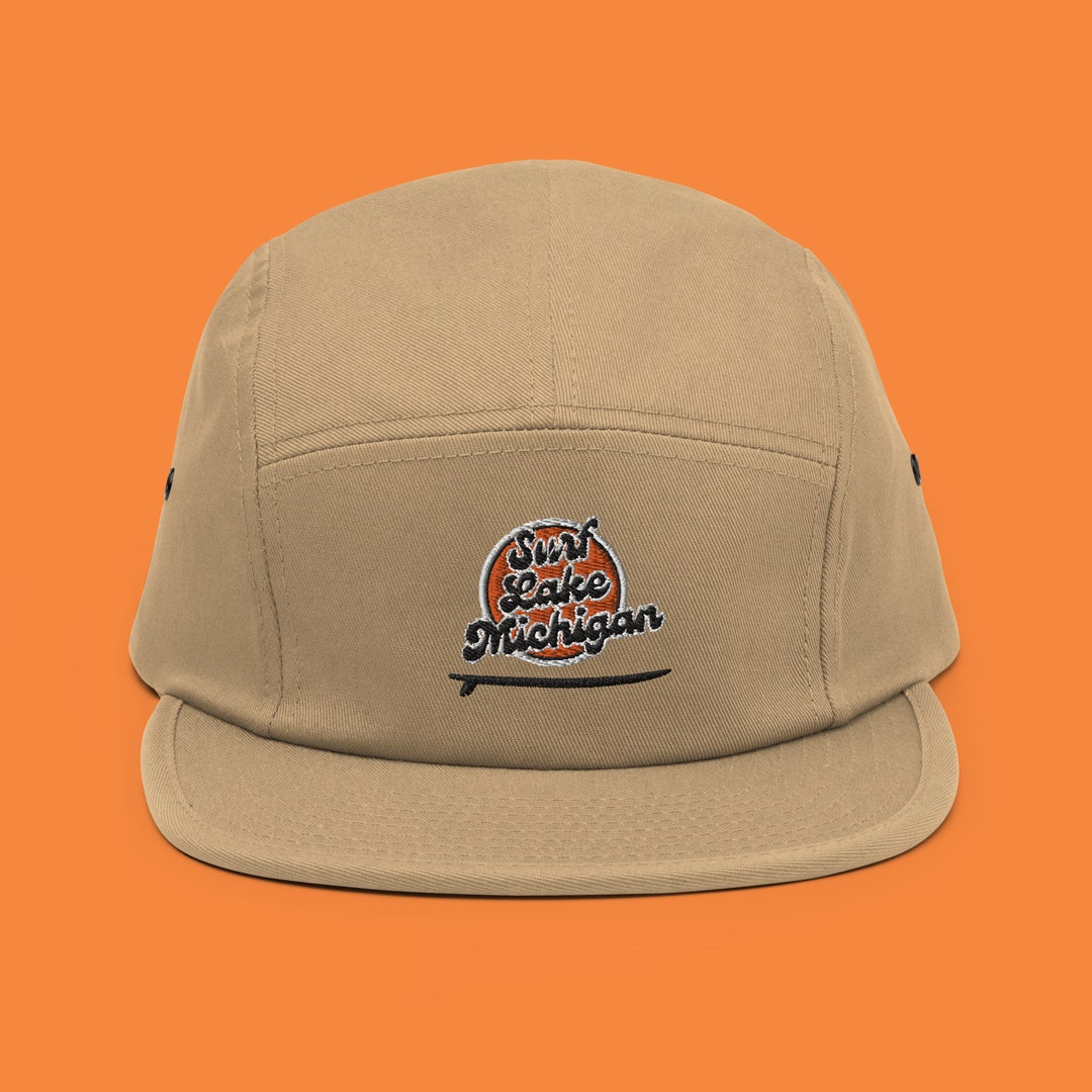 Surf Michigan Five Panel Cap, Lake Michigan Gifts, Surf Wisconsin, Surf