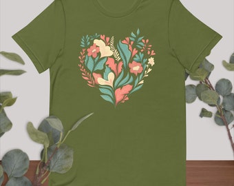 Heart of Flowers T-shirt