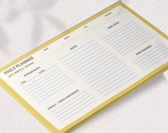 10"x 6" of Organization with Daily Planning, Daily Planner Notes Post-it Note Pads, 10"x 6" Post-it® Note Pads 10"x 6". to-do list